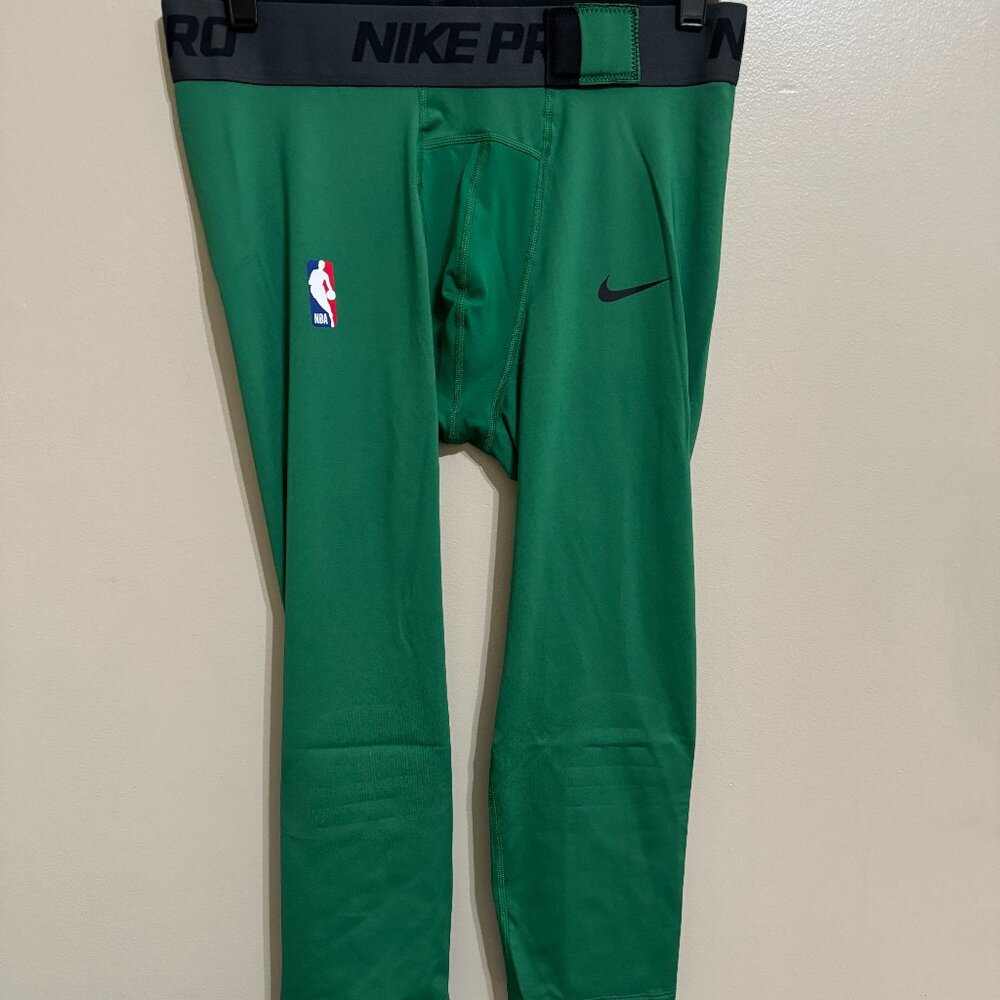Nike Pro NBA Compression 3/4 Pants Team Issue Boston Celtics Mens DN1547-312